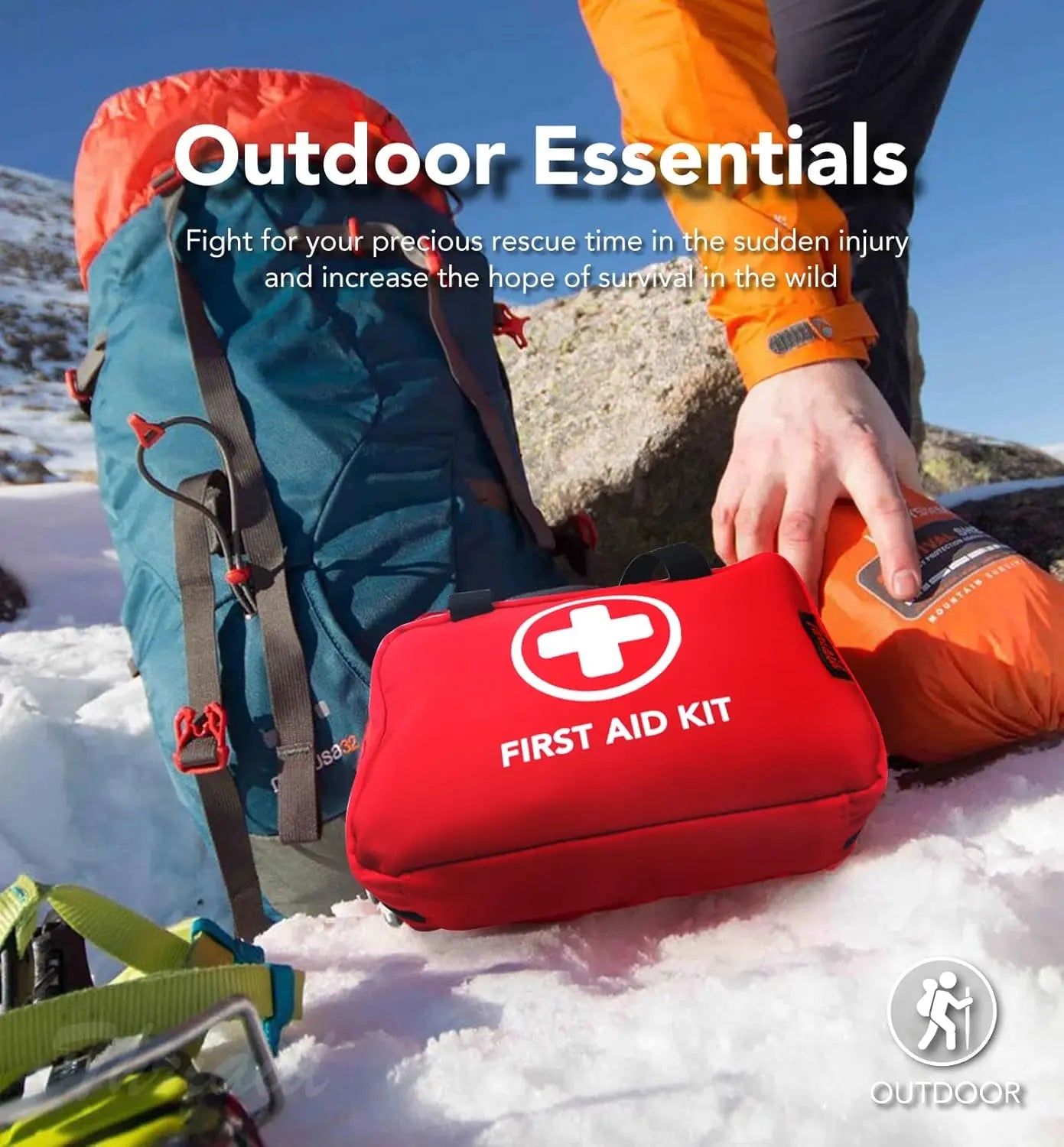 🩹🚨Portable First Aid Kit – Emergency Medical Bag