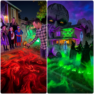🌌 5D Halloween Galaxy Ocean Projector | Turn Your Room Into A Spooky New World 👻