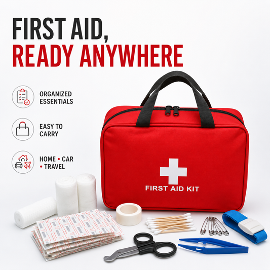 🩹🚨Portable First Aid Kit – Emergency Medical Bag